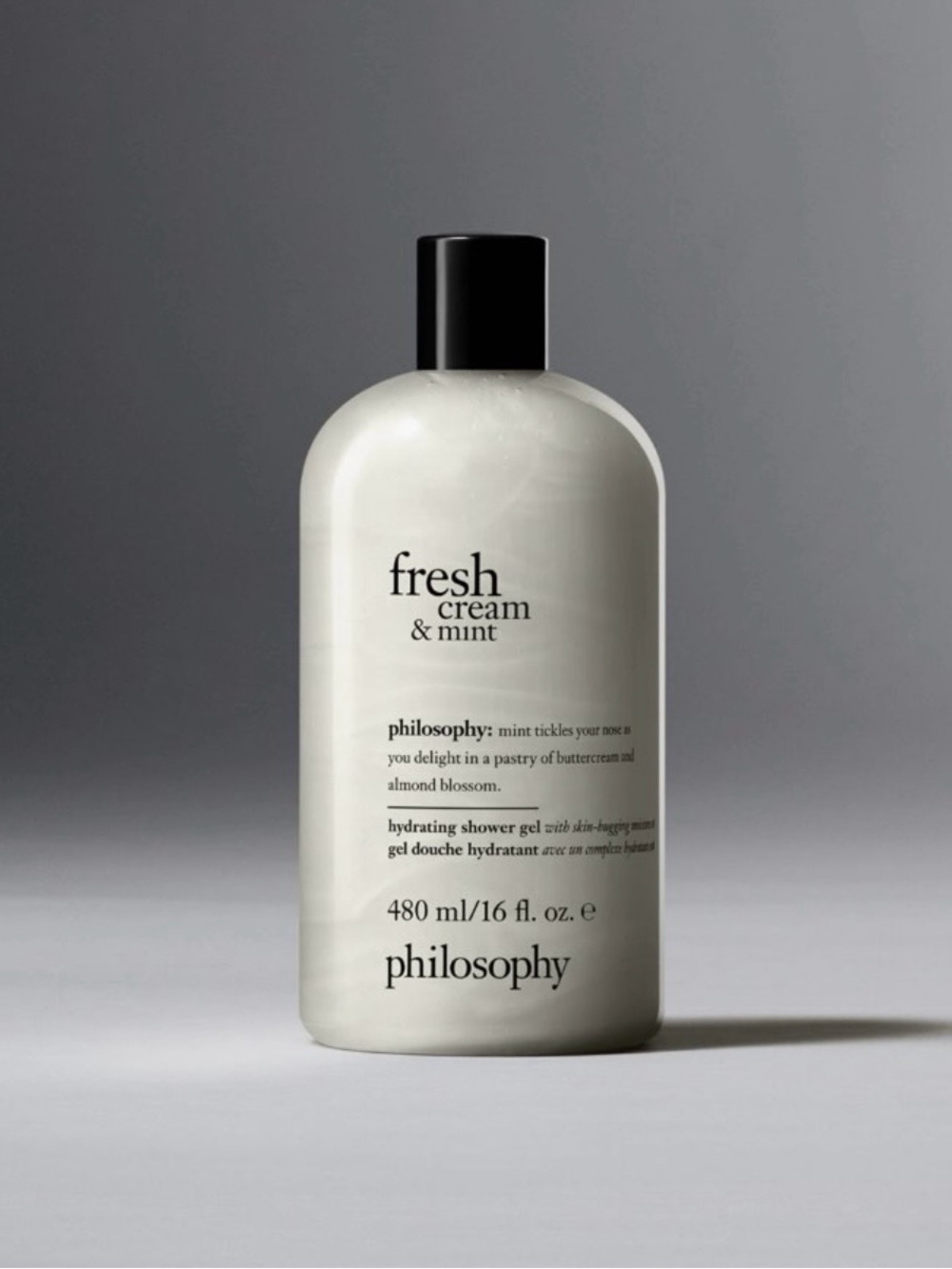 Philosophy Fresh Cream & Mint Shower Gel — Huge 480ML size!